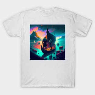 Setting Sail, Valheim Inspired Vikings T-Shirt